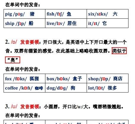 英语音标有多少个?分别是什么_48个音标顺序