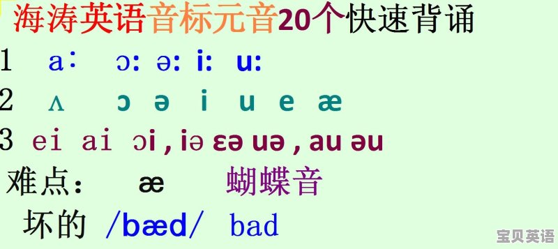 小学英语要不要练音标 - 宝贝英语