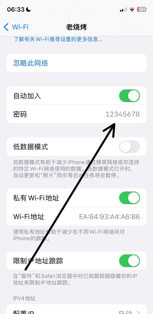 wifi密码能在手机上显示吗