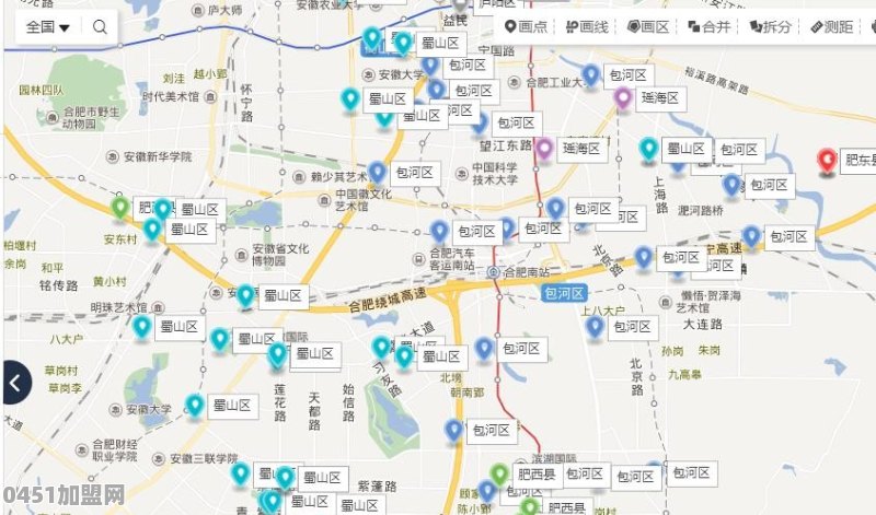 我们县区有2000多个客户，我想把他们在地图上标注，实现外勤办公自动化，什么软件能实现这个功能