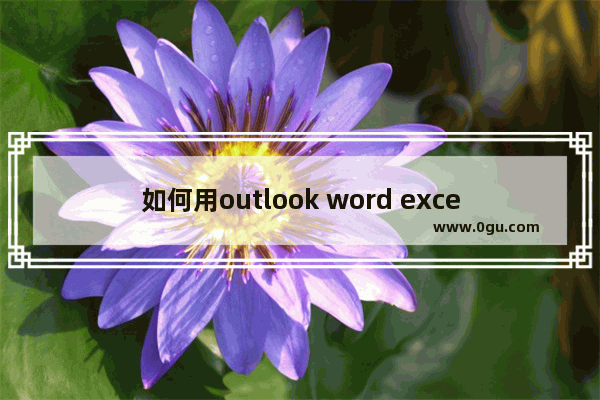 如何用outlook word excel制作群发工资条