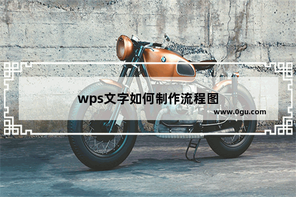 wps文字如何制作流程图