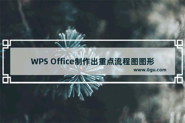 WPS Office制作出重点流程图图形的详细操作步骤