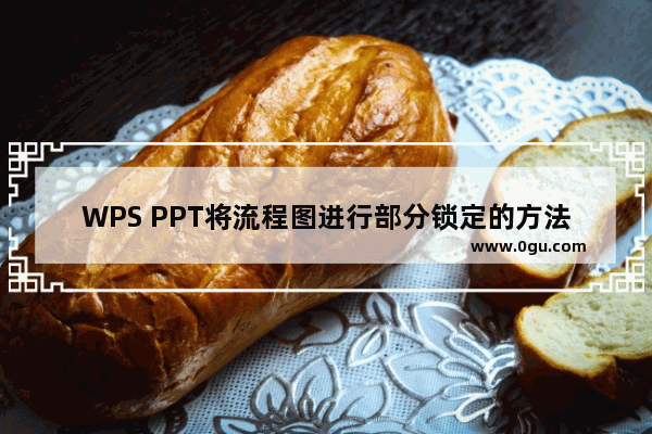 WPS PPT将流程图进行部分锁定的方法