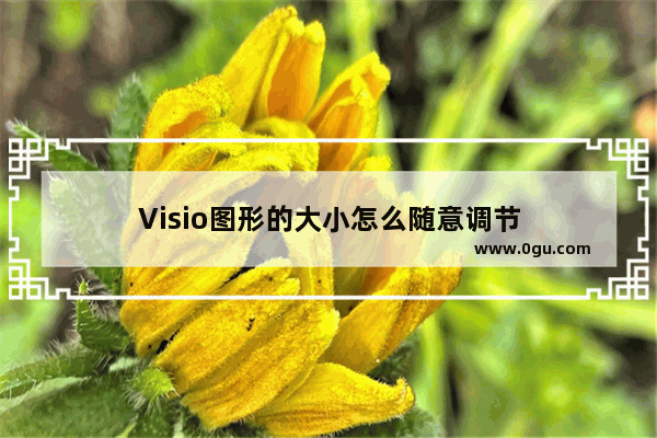 Visio图形的大小怎么随意调节