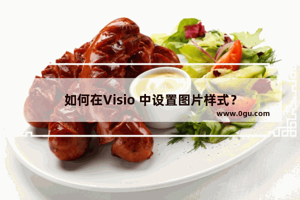 如何在Visio 中设置图片样式？