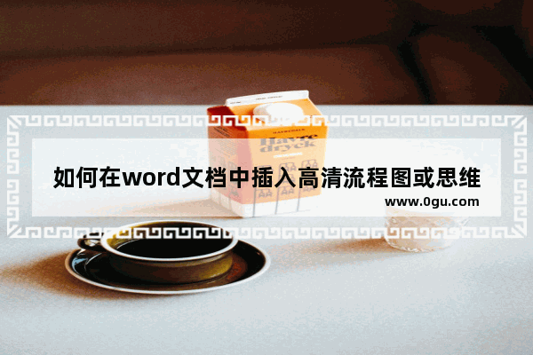 如何在word文档中插入高清流程图或思维导图