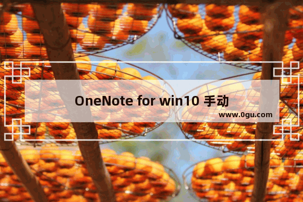 OneNote for win10 手动同步方法