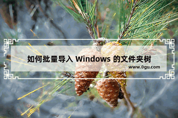 如何批量导入 Windows 的文件夹树状结构和 HTML 文件到 OneNote 里