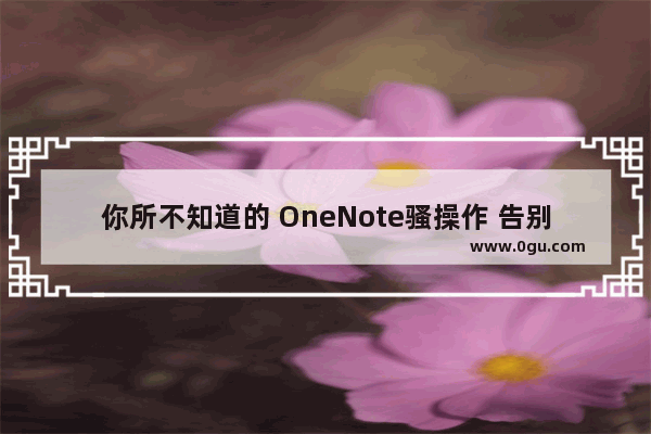 你所不知道的 OneNote骚操作 告别枯燥 OneNote让数学教学更有趣