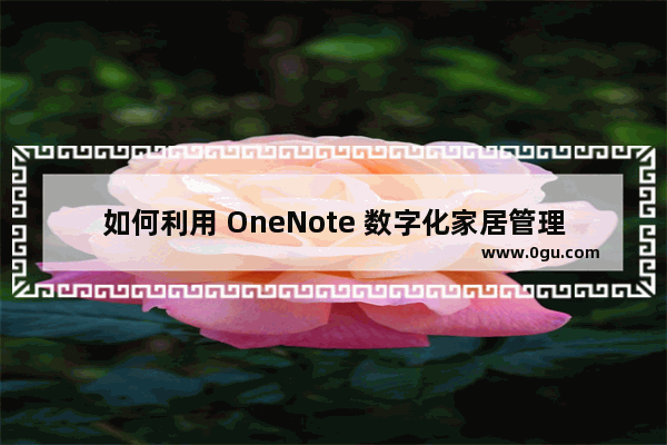 如何利用 OneNote 数字化家居管理，有效收纳