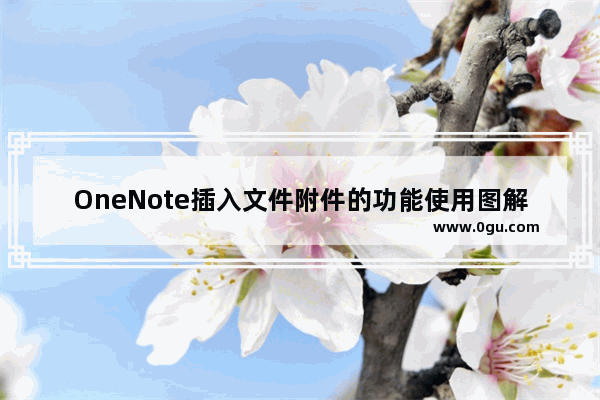 OneNote插入文件附件的功能使用图解教程