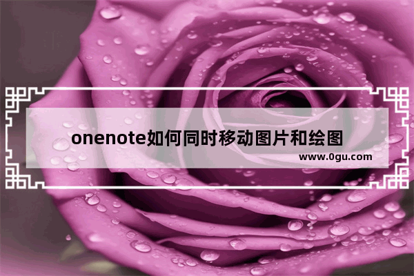 onenote如何同时移动图片和绘图