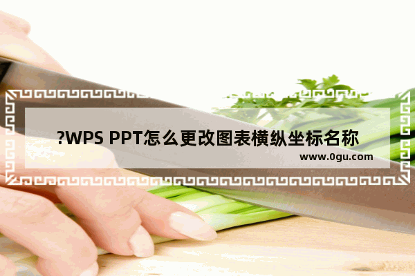 ?WPS PPT怎么更改图表横纵坐标名称 WPS演示文稿更改横纵坐标文字的方法教程