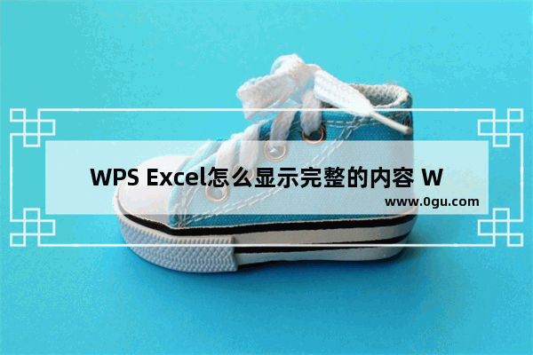 WPS Excel怎么显示完整的内容 WPS表格中让内容全部显示的方法教程