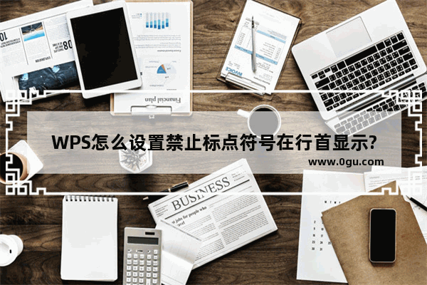 WPS怎么设置禁止标点符号在行首显示?