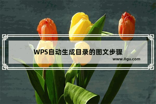 WPS自动生成目录的图文步骤