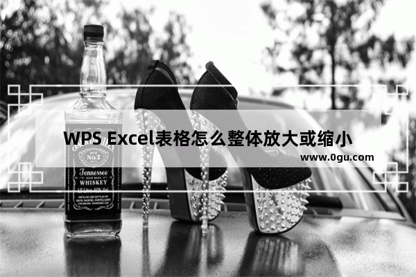 WPS Excel表格怎么整体放大或缩小