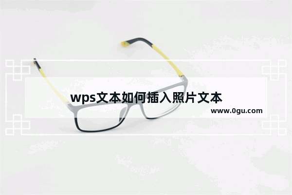 wps文本如何插入照片文本