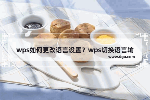 wps如何更改语言设置？wps切换语言输入法的方法