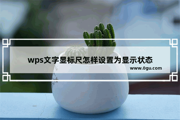 wps文字显标尺怎样设置为显示状态