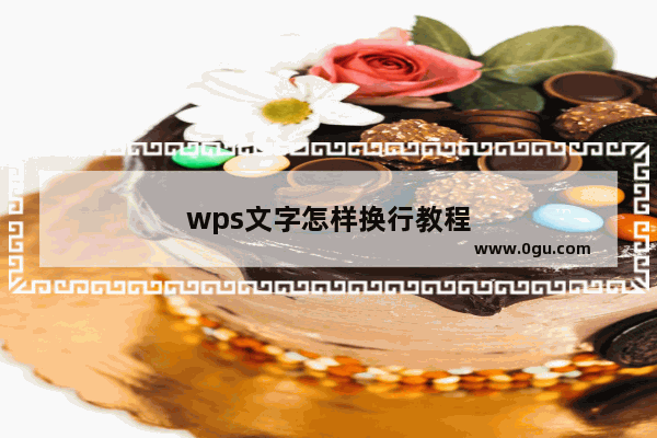 wps文字怎样换行教程