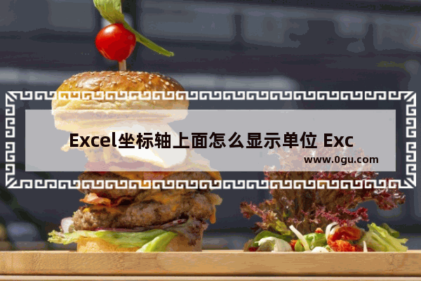 Excel坐标轴上面怎么显示单位 Excel坐标轴上面显示单位的方法