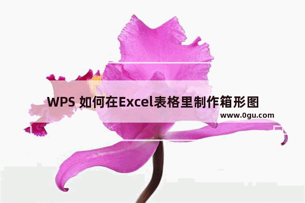 WPS 如何在Excel表格里制作箱形图