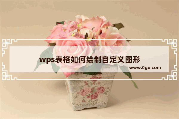 wps表格如何绘制自定义图形