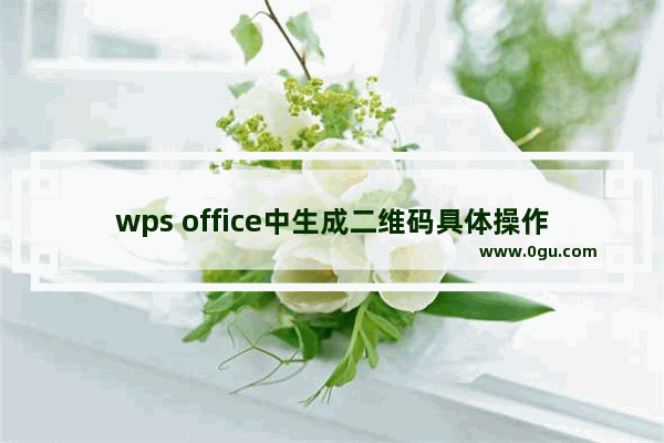 wps office中生成二维码具体操作步骤