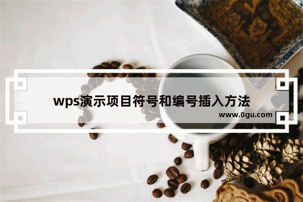 wps演示项目符号和编号插入方法