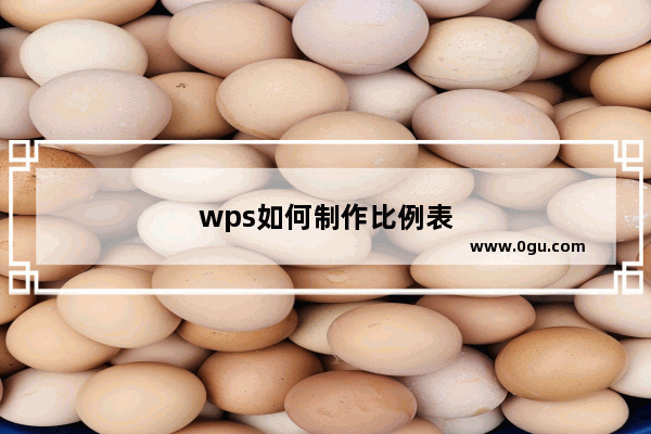 wps如何制作比例表