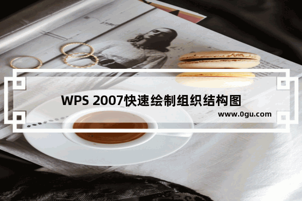 WPS 2007快速绘制组织结构图