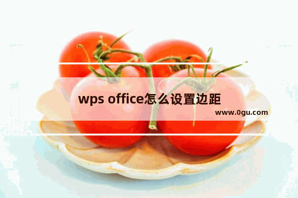 wps office怎么设置边距