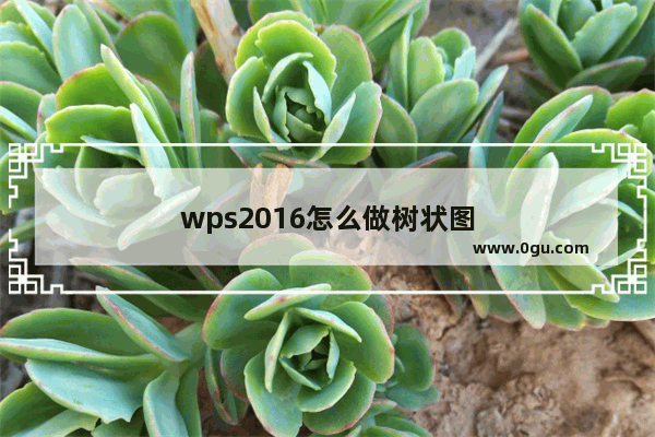 wps2016怎么做树状图