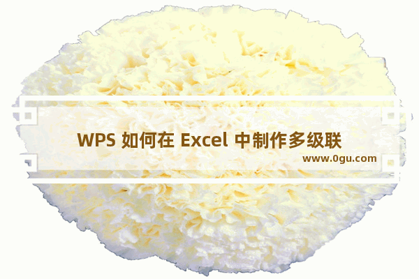 WPS 如何在 Excel 中制作多级联动的下拉列表