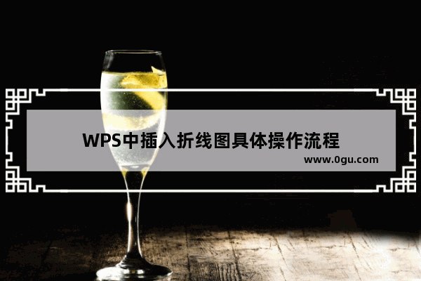 WPS中插入折线图具体操作流程