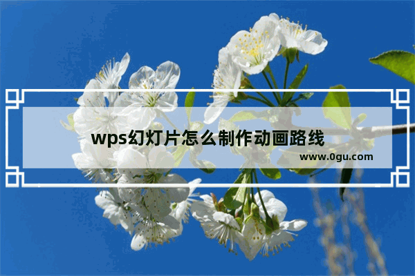 wps幻灯片怎么制作动画路线