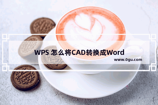 WPS 怎么将CAD转换成Word