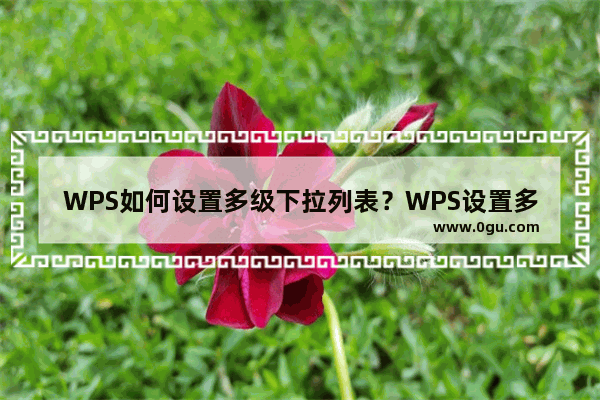 WPS如何设置多级下拉列表？WPS设置多级下拉列表的方法？