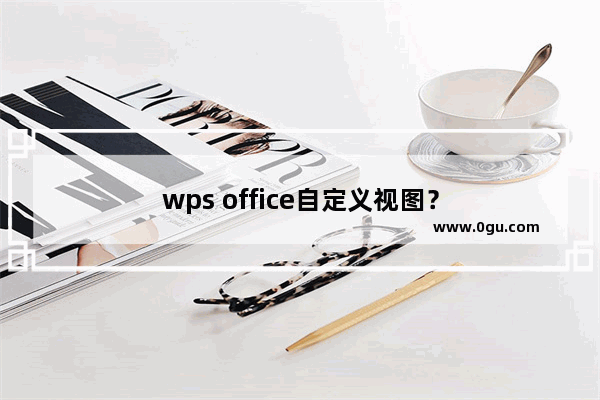 wps office自定义视图？