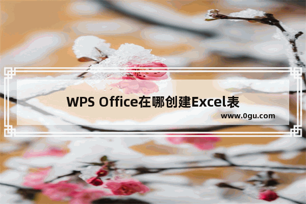 WPS Office在哪创建Excel表格