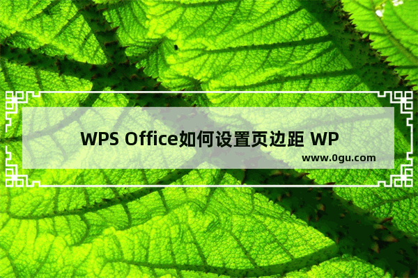 WPS Office如何设置页边距 WPS Office设置页边距的方法