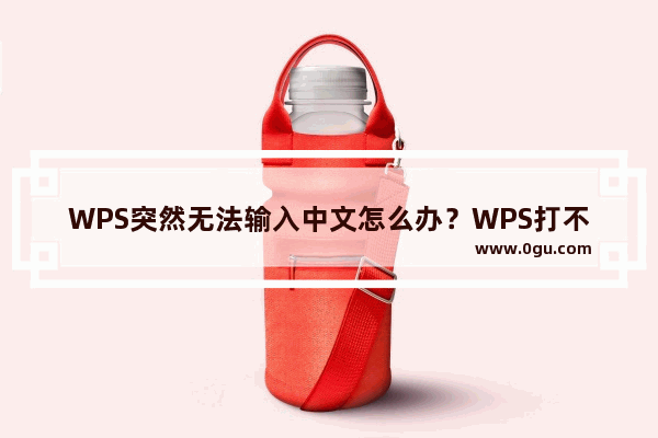 WPS突然无法输入中文怎么办？WPS打不出汉字只能打字母的解决方法