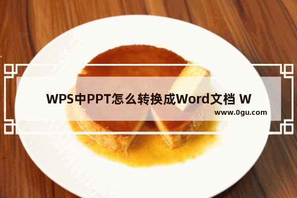 WPS中PPT怎么转换成Word文档 WPS中PPT转换成Word文档的详细步骤