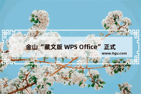 金山“藏文版 WPS Office”正式发布 全面适配 Linux