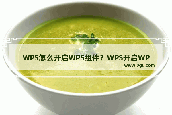 WPS怎么开启WPS组件？WPS开启WPS组件方法