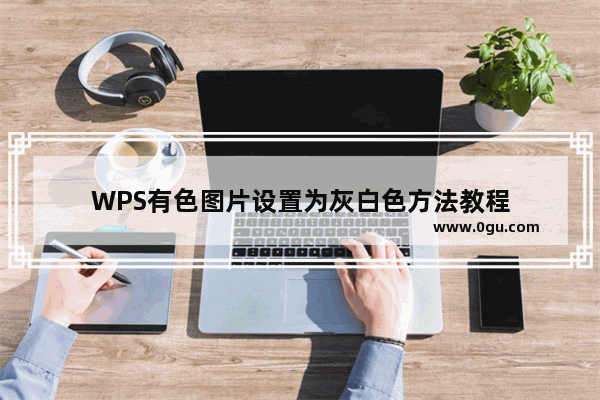 WPS有色图片设置为灰白色方法教程