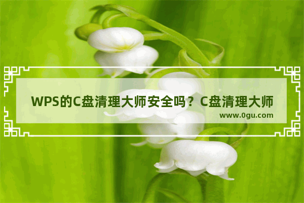 WPS的C盘清理大师安全吗？C盘清理大师怎么卸载不掉？