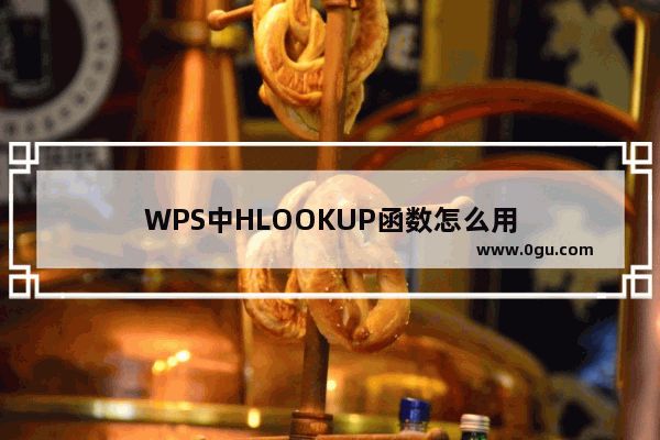 WPS中HLOOKUP函数怎么用